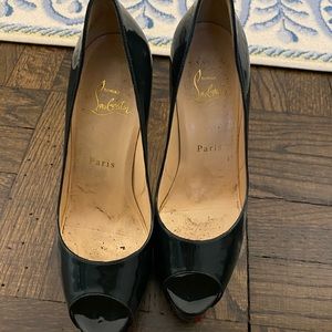 Christian Louboutin Peep Toe Pumps